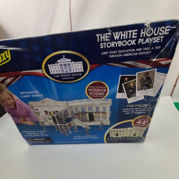 Kid Galaxy The White House Storybook Playset‎ HTF Comes with 44 Presidents 2016 - Picture 8 of 11